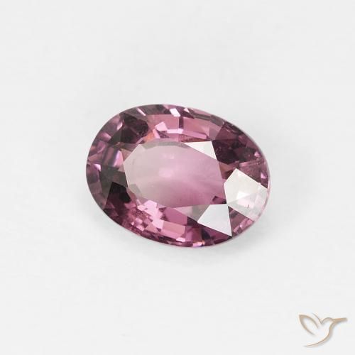 1.02 ct Purple Spinel Stone, Natural Spinel in Oval Facet Shape for Sale