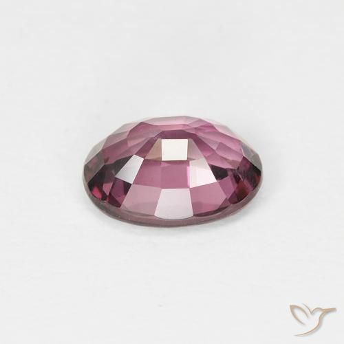 Spinel Gemstone in 7 x 5.2 mm Size for Sale, Spinel Stone in Reddish Purple Color