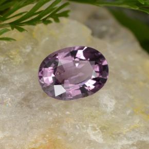 0.97 ct Purple Spinel Stone, Natural Spinel in Oval Facet Shape for Sale