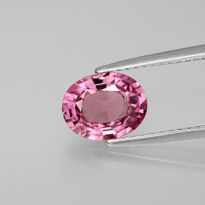 1.69 ct Pink Spinel Gemstone, Spinel Gem in Oval Facet Shape for Sale.