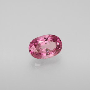 1.27 ct Pink Spinel Stone, Natural Spinel in Oval Facet Shape for Sale