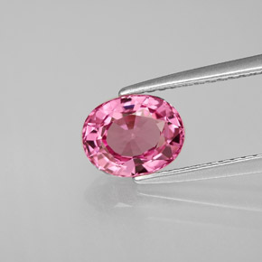 1.50 ct Pink Spinel Gemstone, Spinel Gem in Oval Facet Shape for Sale.