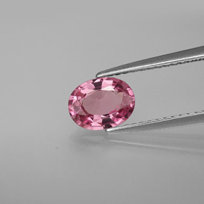0.99 ct Pink Spinel Gemstone, Spinel Gem in Oval Facet Shape for Sale.