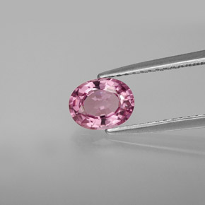1.05 ct Pink Spinel Gemstone, Spinel Gem in Oval Facet Shape for Sale.