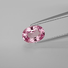 1.05 ct Pink Spinel Gemstone, Spinel Gem in Oval Facet Shape for Sale.