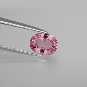 1.08 ct Pink Spinel Stone, Natural Spinel in Oval Facet Shape for Sale