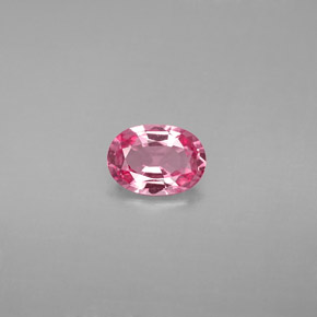 0.80 ct Pink Spinel Gemstone, Spinel Gem in Oval Facet Shape for Sale.