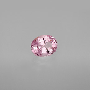 0.97 ct Pink Spinel Stone, Natural Spinel in Oval Facet Shape for Sale