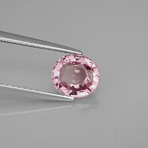 1.46 ct Pink Spinel Stone, Natural Spinel in Oval Facet Shape for Sale