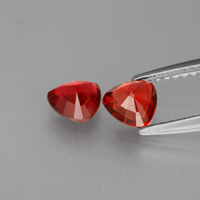 Spinel Gemstone in 5 x 5 mm (calibrated) Size for Sale, Spinel Stone in Red Color