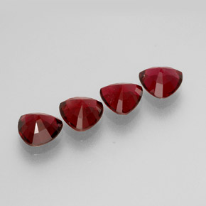 Spinel Gemstone in 5 x 5 mm (calibrated) Size for Sale, Spinel Stone in Red Color