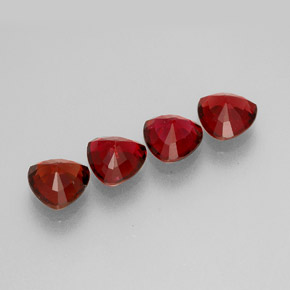 Spinel Gemstone in 5 x 5 mm (calibrated) Size for Sale, Spinel Stone in Red Color
