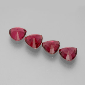 Spinel Gemstone in 5 x 5 mm (calibrated) Size for Sale, Spinel Stone in Red Color
