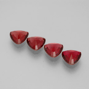 Spinel Gemstone in 5 x 5 mm (calibrated) Size for Sale, Spinel Stone in Red Color