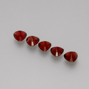 Spinel Gemstone in 5 x 5 mm (calibrated) Size for Sale, Spinel Stone in Red Color
