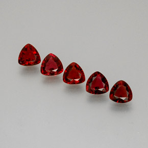 2.39 ct Red Spinel Stone, Natural Spinel in Trillion Facet Shape for Sale