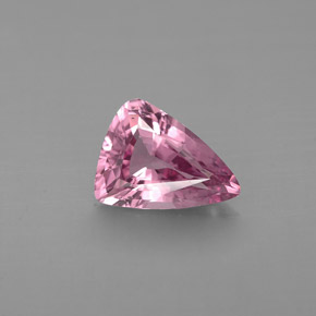 0.91 ct Pink Spinel Gemstone, Spinel Gem in Trillion Facet Shape for Sale.