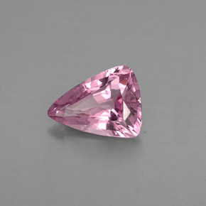 0.91 ct Pink Spinel Stone, Natural Spinel in Trillion Facet Shape for Sale