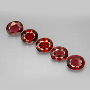 3.68 ct Red Spinel Gemstone, Spinel Gem in Oval Facet Shape for Sale.