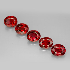 3.90 ct Red Spinel Gemstone, Spinel Gem in Oval Facet Shape for Sale.