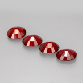 Spinel Gemstone in 6.1 x 5.1 mm Size for Sale, Spinel Stone in Red Color