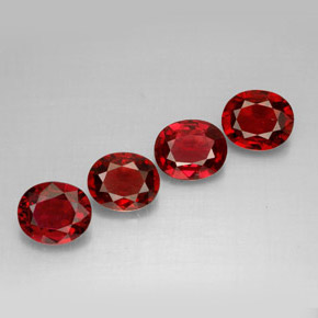 2.68 ct Red Spinel Stone, Natural Spinel in Oval Facet Shape for Sale