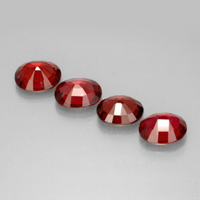 Spinel Gemstone in 6.1 x 5.1 mm Size for Sale, Spinel Stone in Red Color