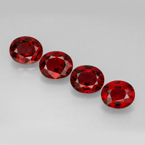 2.91 ct Red Spinel Gemstone, Spinel Gem in Oval Facet Shape for Sale.
