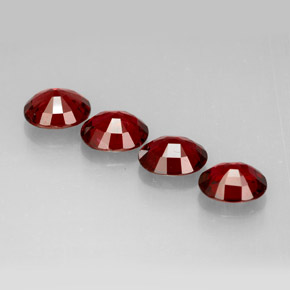 Spinel Gemstone in 6 x 5 mm Size for Sale, Spinel Stone in Red Color