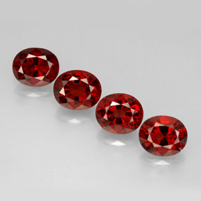 3.49 ct Red Spinel Gemstone, Spinel Gem in Oval Facet Shape for Sale.