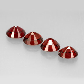 Spinel Gemstone in 6 x 5.1 mm Size for Sale, Spinel Stone in Red Color