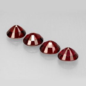 Spinel Gemstone in 6.2 x 5.2 mm Size for Sale, Spinel Stone in Deep Red Color