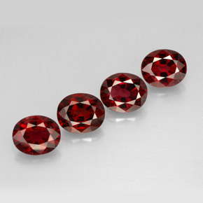 3.05 ct Red Spinel Stone, Natural Spinel in Oval Facet Shape for Sale