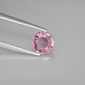 0.94 ct Violet Spinel Stone, Natural Spinel in Round Facet Shape for Sale