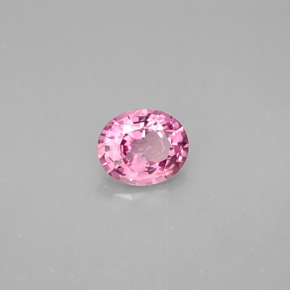 1.32 ct Pink Spinel Stone, Natural Spinel in Oval Facet Shape for Sale