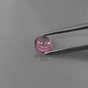 0.75 ct Pink Spinel Gemstone, Spinel Gem in Round Cabochon Shape for Sale.