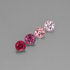 2.43 ct Multicolor Spinel Stone, Natural Spinel in Round Facet Shape for Sale