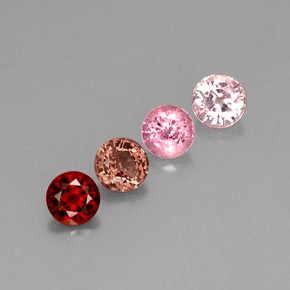 2.41 ct Multicolor Spinel Gemstone, Spinel Gem in Round Facet Shape for Sale.