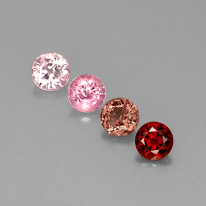 2.41 ct Multicolor Spinel Stone, Natural Spinel in Round Facet Shape for Sale