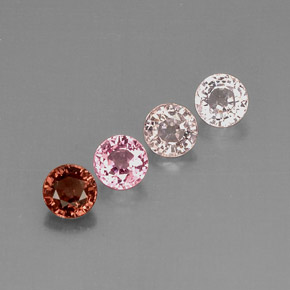 2.68 ct Multicolor Spinel Stone, Natural Spinel in Round Facet Shape for Sale