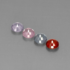 Spinel Gemstone in 5 mm (calibrated) Size for Sale, Spinel Stone in Multicolor Color