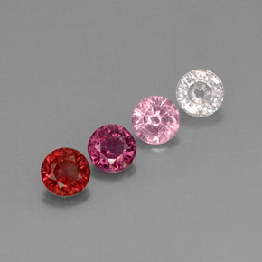 2.36 ct Multicolor Spinel Gemstone, Spinel Gem in Round Facet Shape for Sale.