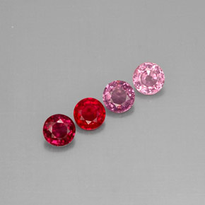 2.30 ct Multicolor Spinel Stone, Natural Spinel in Round Facet Shape for Sale