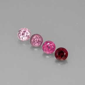 2.90 ct Multicolor Spinel Gemstone, Spinel Gem in Round Facet Shape for Sale.