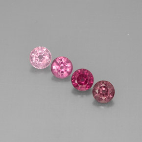 2.54 ct Multicolor Spinel Gemstone, Spinel Gem in Round Facet Shape for Sale.