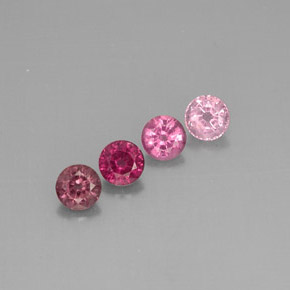 2.54 ct Multicolor Spinel Stone, Natural Spinel in Round Facet Shape for Sale