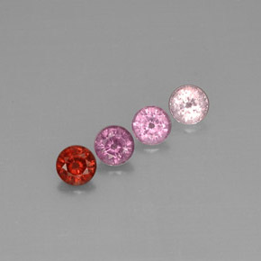 2.31 ct Multicolor Spinel Stone, Natural Spinel in Round Facet Shape for Sale