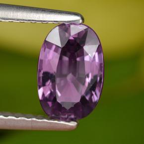 1.08 ct Purple Spinel Stone, Natural Spinel in Oval Facet Shape for Sale