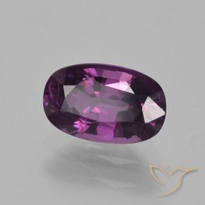 1.10 ct Purple Spinel Stone, Natural Spinel in Oval Facet Shape for Sale