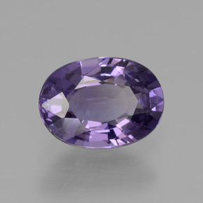 1.00 ct Violet Spinel Stone, Natural Spinel in Oval Facet Shape for Sale